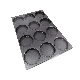 Commercial Round 12 Cavity Muffin Baking Pan Chocolate Cupcake Burger Mold Baking Tray for Oven Baking manufacturer