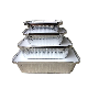  Disposable Food Packing Aluminum Foil Container Carry out Square Baking Tray