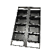 Custom Made 8 Cavities Industrial Aluminium Non Stick Strap Loaf Pan Snadwich Toast Bread Baking Oven Pan for Bakery Rack manufacturer