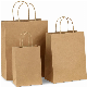 Cheap Wholesale Brown Kraft Paper Food Bag with Twisted Handle