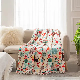  Holiday Christmas Soft Warm Reindeer Snowflakes Fleece Blanket