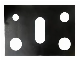  0.4mm Black Gas Range Protectors Gas Stove Cover