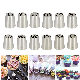  Stainless Steel Russian Custard Cupcake Bag Cake Nozzles Flower Tools