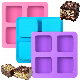  Non-Stick Square Baking Molds for Chocolate Covered Muffin and Cakes