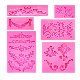  Silicone Baroque Clay Molds Border Fondant Mould for Wedding Birthday Cake Decoration