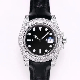Luxury Diamond Stainless Steel Quartz Men Wrist Watch Iced out Watch