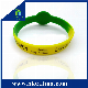 Silicone Watch Shape Wristband with Print Logo for Promotion Gift