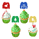  Hot Selling Christmas Cake Topper Christmas Cake Picks for Christmas Cake Decorations