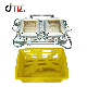  2 Cavities Plastic Sauce Tray Mould Plastic Kitchenware Mould