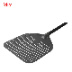  Foldable Perforated Pizza Cutter Pizza Turning Peel with Customizable Handle