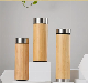  Double Wall stainless Steel Bamboo Vacuum Flask
