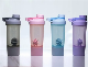  600ml Custom Log Plastic Portable Classic Shaker Bottle for Protein Shakes