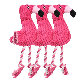  Pink Flamingo Dog Bite Toy Large Size Squeaky Plush Toys for Dog