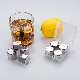 OEM Hexagon Whiskey Rocks Stainless Steel Metal Cooling Ice Cube Set