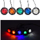  LED Indicators 12V 24V Round Trailer Side Marker Light Yellow White Red for Trucks Clearance Lights Truck Turn Signal Lamp