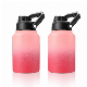  Wide Mouth Vacuum Beer Growler Water Flask Half or One Gallon Jug Stainless Steel Insulated Water Bottle Jug 64oz 128oz