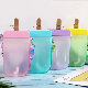  Wholesale Summer Creative Ice Cream Children Straw Outdoor Portable Plastic Water Bottle