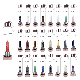  16oz 550ml Top Quality Premium Gemstone Glass Crystal Water Bottle with Amethyst Point