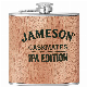  Wood Veneered 304 Stainless Steel Hip Flask Perfect for Travel, Camping, Hiking