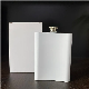  8oz 240ml Blank Sublimation White Plain 304 Stainless Steel Mens Whiskey Hip Flask
