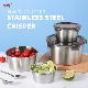  Wholeasale BPA Free Round Shape Plastic Stainless Steel Bento Lunch Box Food Packing Container with Airtight Lid