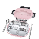 Eco Friendly Unbreakable Food Container Stainless Steel Bento Lunch Box Plastic Lid