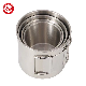  Wholesale Logo Colors Custom Office Drink Milk Mug Mountaineering Stainless Steel Water Coffee Cup with Foldable Handle
