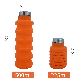  500ml Wholesale BPA Free Reusable Silicone Folding Sports Water Bottles Collapsible Silicone Cup