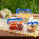  High Borosilicate Glass Lunch Container 15oz 26oz 46oz 86oz Vacuum Sealed Rectangular Glass Food Containers with Lids Leakproof Ideal for Microwave Dishwas