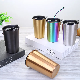  Custom Logo Stainless Steel Coffee/Beer Cups with Lids Straws
