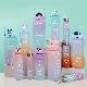  Water Bottle Set Gym Sports Bottle BPA Free Water Jug Plastic Gallon