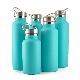  Custom Logo Stainless Steel Double Wall Insulated Wide Mouth Water Bottle