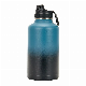  Half Gallon 64oz 2L Modern Leakproof Sport Thermos Metal Vacuum Flask Cold Hot Drinks Stainless Steel Insulated Water Bottle with Large Capacity