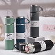  3 Three Lid Cups Vacuum Flask Thermos Mug Gift Set Thermo Double Wall 500ml Vacuum Flask Gift Set Vacuum Flask Set Thermo Stainless Steel Flask Cup Set Gift Set