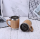 304 Stainless Steel Bamboo Vacuum Cup Double Wall Insulated Water Cup