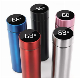  500ml Businss Double Wall Straight Body Vacuum Bottle Flask with Temperature Display Lid