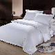  5 Star Hotel High Quality 100% Cotton White Hotel Bed Linen