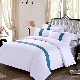  100% Cotton Luxury White Satin Bedding Set for Hotel Use