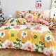  Flower Space-Time Yellow Large Flower Bed Set Pink Bed Sheet Combination Four Seasons Style Four Piece Set Bedding Set