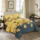  China Factory Bedspread ODM Hotel Printed Polyester Bed Sheet Pillow Cover Comforter Set 7 in 1 Home Textile Quilt Set Brushed Microfiber Winter Bedding
