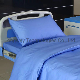  Blue Color Pure Cotton Hopsital Bed Sheet Set
