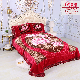  China Bedding Set Manufacturer Minky Cloudy Raschel Super Soft Fur Bedding Set Blanket Sheet Bedsheet Polyester Bedding Set Cheap Price 1ply 2ply 220*240cm