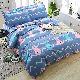  Polyester Soft Brushed Microfiber Fabric Linen 4 PCS Per Set Bedsheets Bedding Set 100% Cotton Customized Satin Bedsheets Hotel