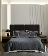  Luxurious Vintage Black Cotton Bedding Set (4 Pieces)