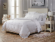  100% Cotton White with Grey Embroidery Bedding Set