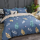  Home 4 Piece Color Banding Cotton Comforter Set Bedding