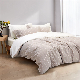  Polyester Full Size Check Jacquard Duvet Cover Set for All Seasons 3PCS Hotel Bed Linen