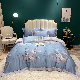 Luxury Blue Orchid Bedding Set