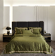  Premium 100s Egyptian Cotton Green Satin Bedding Set (Luxury)