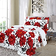  Luxurious 4-Piece Polyester Fiber Floral Bedding Set